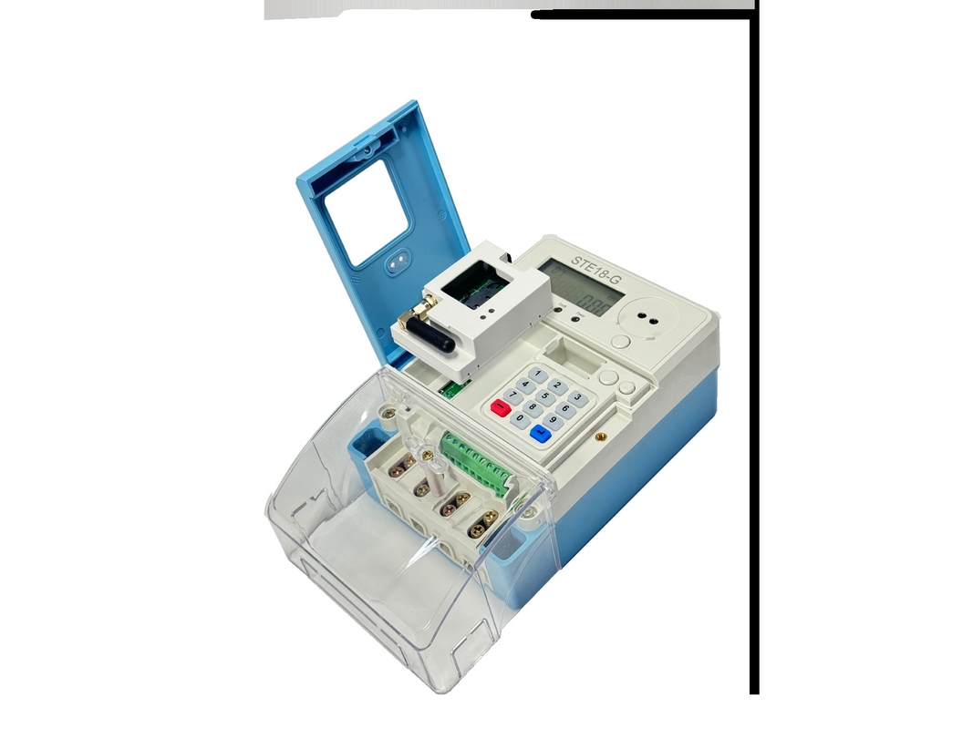 عدادات الكهرباء الذكية المدفوعة مسبقًا تمكين الشركات مع إدارة الطاقة الذكية GPRS STS متر مرحلة واحدة للهواتف المحمولة مع تكنولوجيا الهاتف المحمول المتقدمة