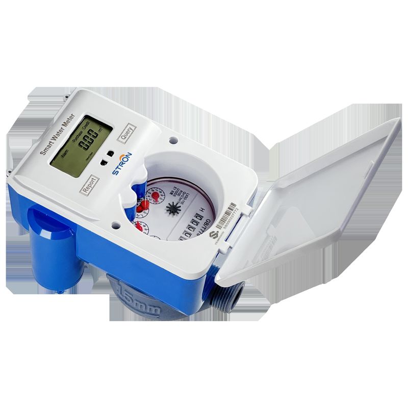 عداد مياه ذكي مسبق الدفع بتقنية RF مع لوحة مفاتيح مقسمة معتمد من NEMSA، مصنوع من النحاس/البلاستيك، مع وحدة واجهة العميل (CIU)