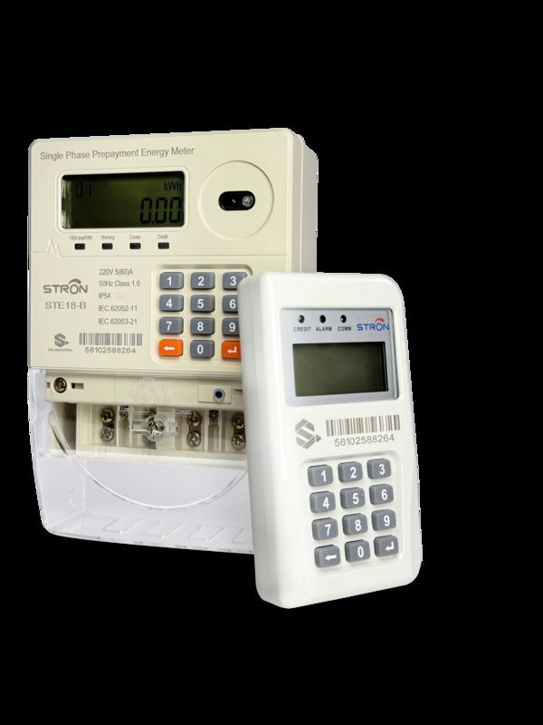 عداد كهرباء مسبق الدفع ذكي جاهز للدفع عبر الهاتف المحمول مع تسجيل بيانات لمدة 10 سنوات وقطع تلقائي عند العبث