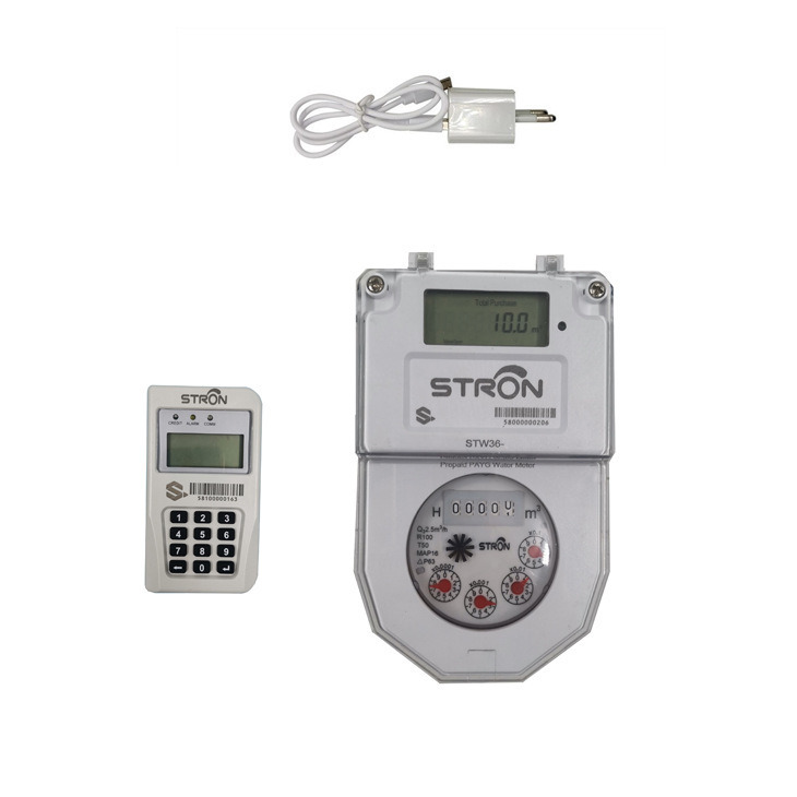STS Standard Prepaid Water Meter with 1km Measurement Range 84 Flow Rate and Lithium Battery