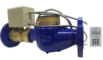 عمر 100000 ساعة عداد مياه مسبق الدفع مع نوع مفتاح حساس للجسم ودفع M-PESA عبر الهاتف المحمول