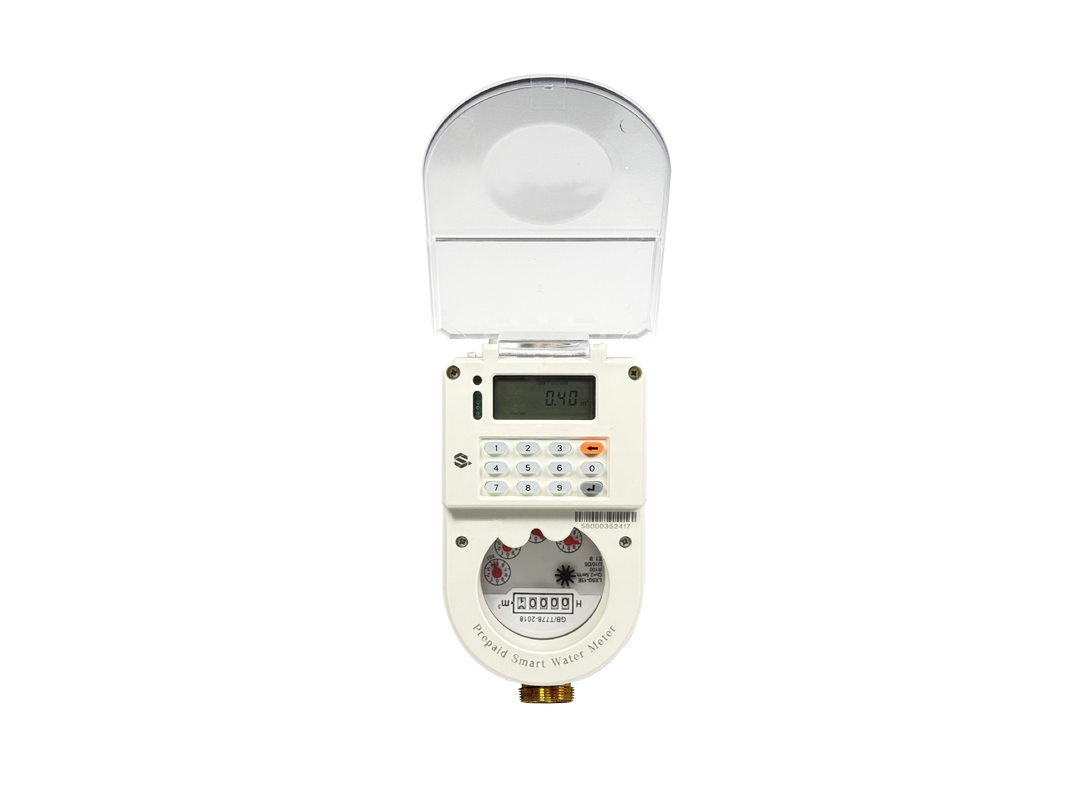 R100/R125 Multi-Jet Brass Body STS MID Keypad Prepaid Water Meter RF LoRa/,LoRaWAN Communication Water Meter