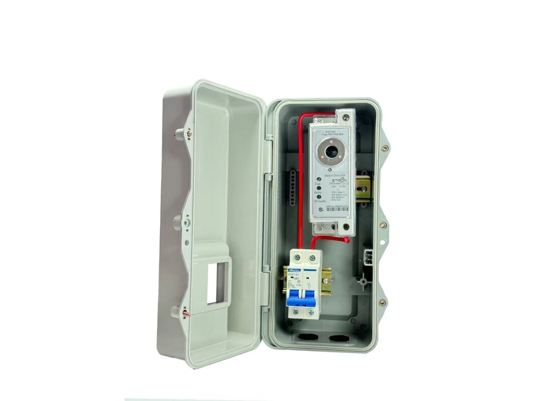 عداد أحادي الطور مسبق الدفع IP54 DIN rail يدعم بروتوكولات PLC و LoRa و RF والسلكين. دقة الفئة 1. مُحسّن لـ ومعايرة عداد الكهرباء.