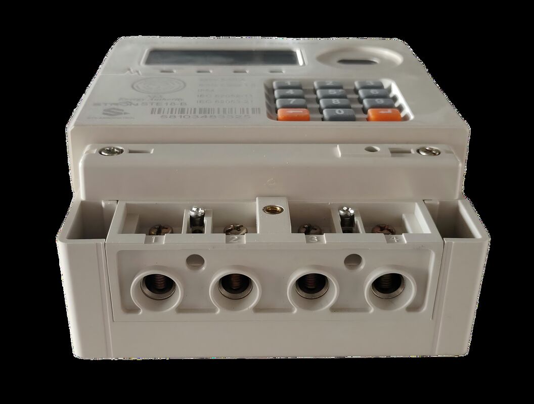 نوع الرمز المميز المدفوع مسبقًا عداد كهرباء ذكي مدفوع مسبقًا مدمج بسعة غير محدودة وبرنامج بيع Stronpay الداعم للطاقة