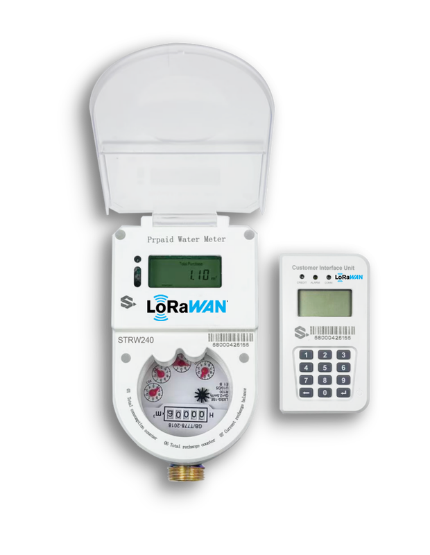 Smart Water Meter multi parameter measurement including flow temperature and pressure for comprehensive water management