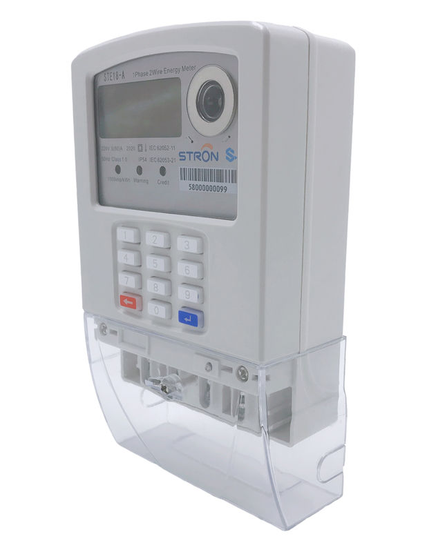 عداد الطاقة المدفوع مسبقًا ثلاثي المراحل المفعول بواسطة لوحة مفاتيح SmartPay Trio 3800 مع تردد 50/60Hz