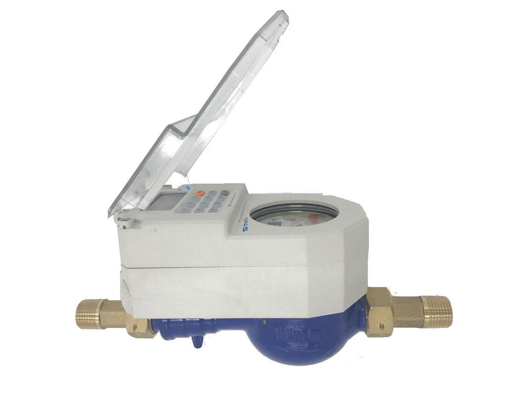 STW36-A DN15 Stron STS لوحة مفاتيح قياسية إعادة شحن رمزية مدفوعة مسبقًا عداد مياه نحاسي Hotsale