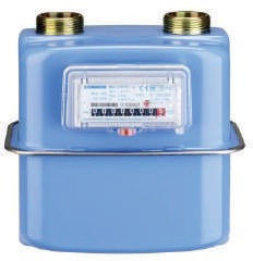 اثنين من الأنابيب 0.8L المدمجة تدفق الغاز ، 1.6m3 / H الحجاب الحاجز متر الغاز