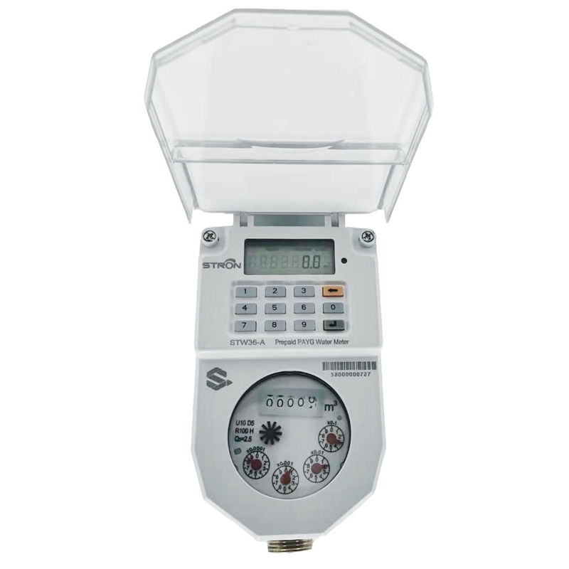 STS Standard Smart keypad نوع صمام التحكم تلقائيًا عداد المياه المدفوعة مسبقًا
