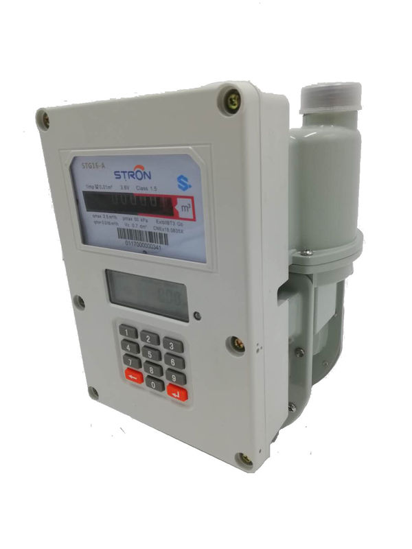 G1.6/G2.5/G4 LORA الاتصالات الغاز المسال المحلي STS ذكي الكتروني عداد الغاز المدفوع مسبقًا