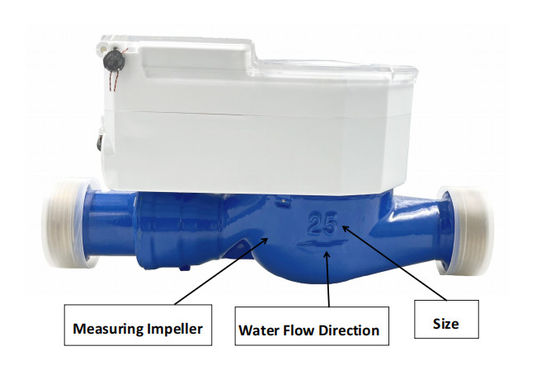 راقب استهلاك المياه بكفاءة باستخدام عداد المياه الذكي IOT المتكامل للغاية مع منافذ اتصالات M-BUS/RS-485