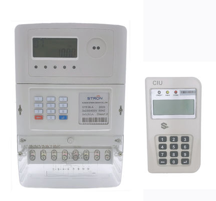 STE38-S Stron STS قياسي مدفوع مقدمًا مقسم إلى ثلاث مراحل لقياس الكهرباء مع CIU Hotsale