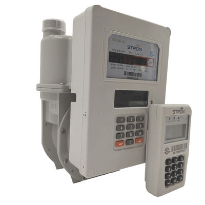 ماء IP67 سبليت لوحة المفاتيح 0.7L عداد الغاز المدفوعة مسبقا مع CIU