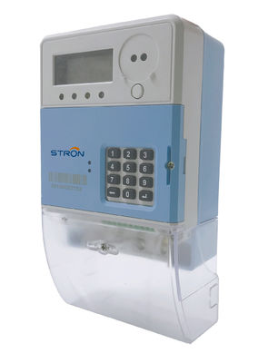 IP54 80A عداد الطاقة الإلكترونية أحادي الطور مع نظام AMI